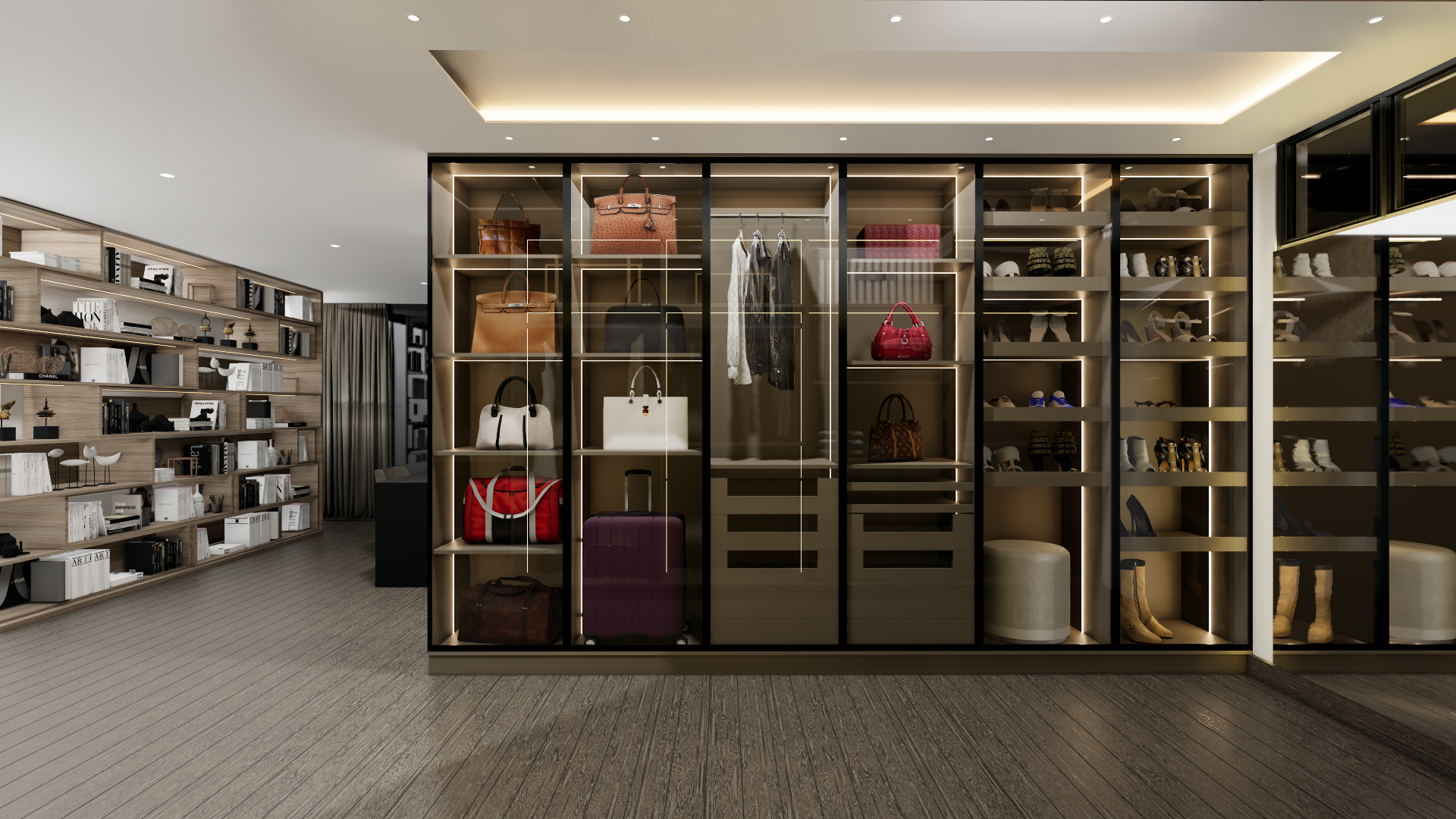 Home office, vista lateral