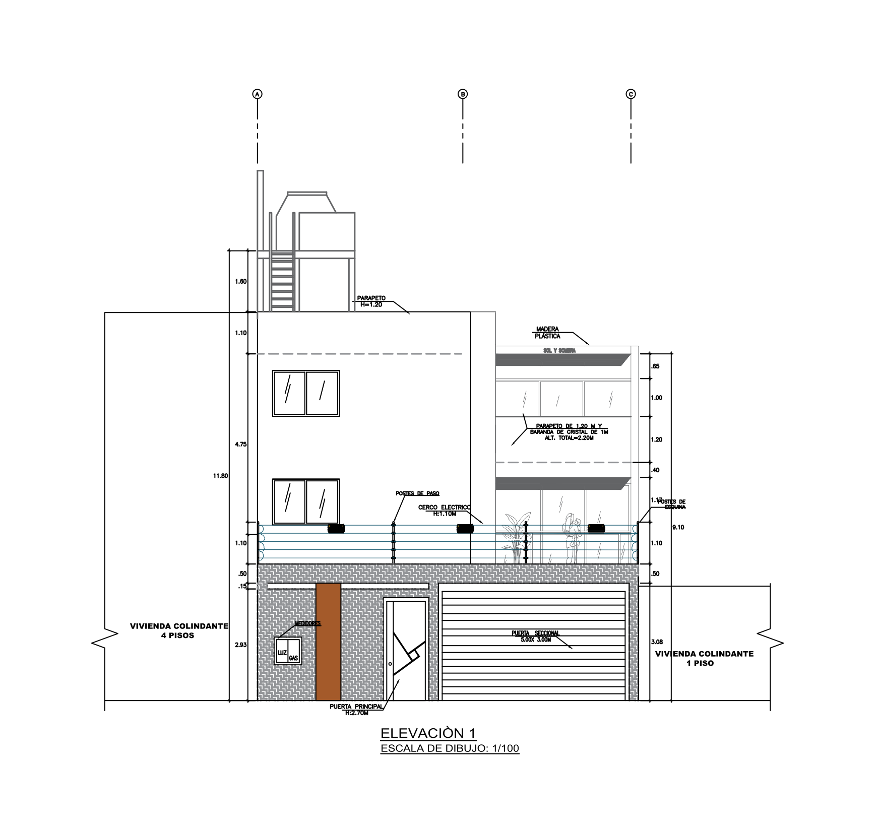 Casa Aurea L - Elevación